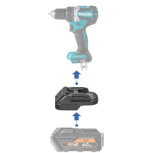 Load image into Gallery viewer, AEG 18V to Makita 18V Battery Adapter (ABS)