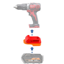 Load image into Gallery viewer, AEG 18V to Milwaukee 18V Battery Adapter (ABS)