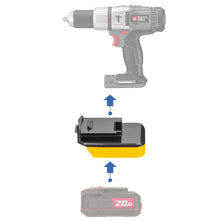 Charger l'image dans la galerie, Adaptateur de batterie Bauer 20V vers Porter Cable 18V