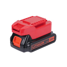 Charger l'image dans la galerie, Adaptateur de batterie Black and Decker 20V vers Bauer 20V