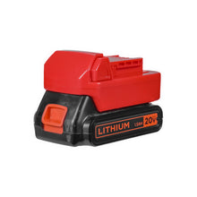 Charger l'image dans la galerie, Adaptateur de batterie Black and Decker 20V vers Milwaukee 18V