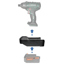 Charger l'image dans la galerie, Adaptateur de batterie Black and Decker 20V vers Parkside X20V