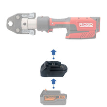 Load image into Gallery viewer, Black and Decker 20V to RIDGID RED 18V Battery Adapter