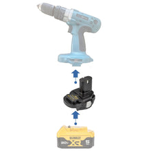 Charger l'image dans la galerie, Adaptateur de batterie DeWalt 20V vers Makita 18V (Ni-Cd)