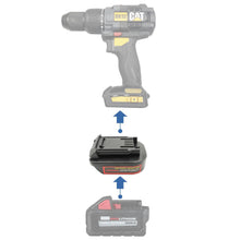 Charger l'image dans la galerie, Adaptateur de batterie Milwaukee 18V vers CAT 18V