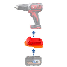 Charger l'image dans la galerie, Adaptateur de batterie RIDGID 18V vers Milwaukee 18V (ABS)