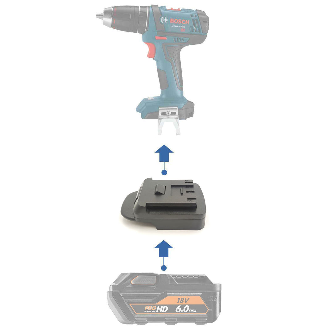 AEG 18V à Bosch 18V Adaptateur de Batterie 