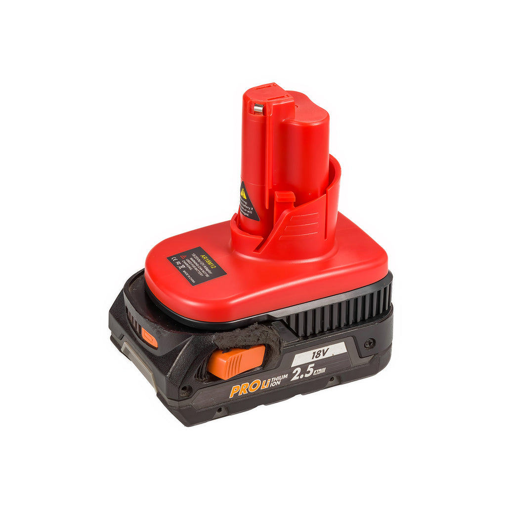 AEG 18V vers Milwaukee 12V Adaptateur de batterie