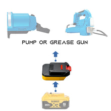 Charger l'image dans la galerie, Adaptateur de batterie DeWalt 20V vers MacNaught 18V (pompe, pistolet à graisse)
