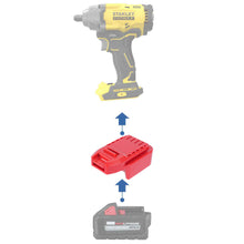 Charger l&#39;image dans la galerie, Adaptateur de batterie Milwaukee 18V vers Stanley V20
