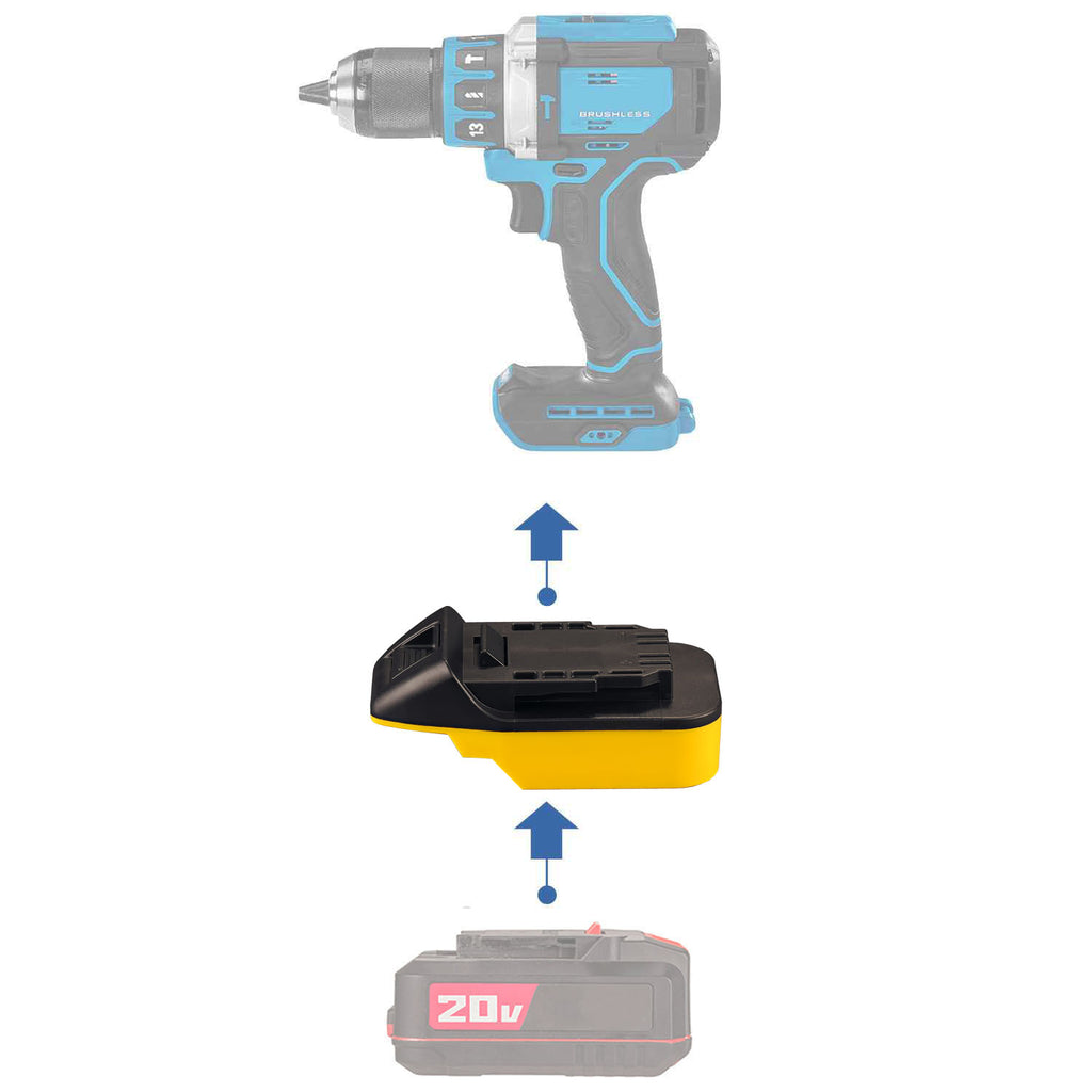 Bauer 20V vers Hercules 20V Adaptateur de batterie