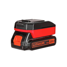 Load image into Gallery viewer, Black and Decker 20V to WORX 20V (Orange) PowerShare Battery Adapter
