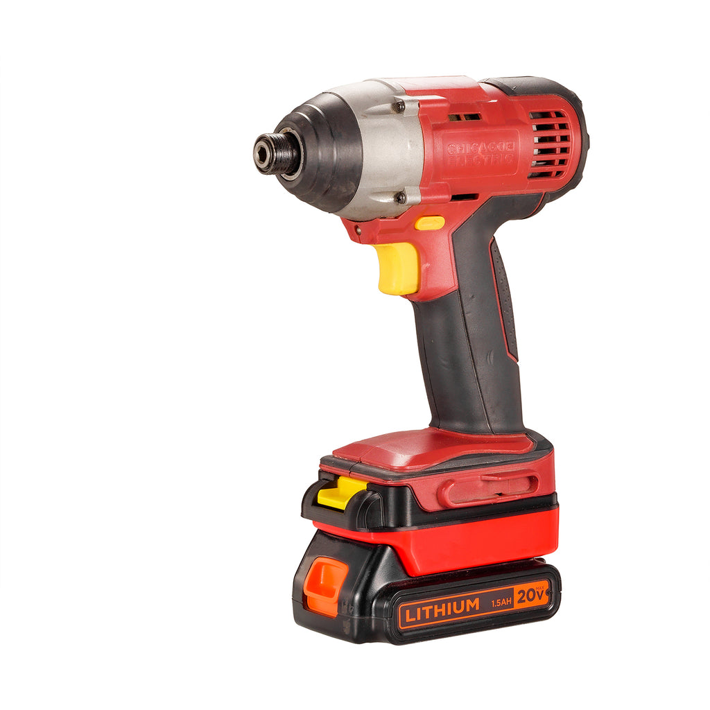 Black and Decker 20V vers Chicago Electric 18V Adaptateur de batterie