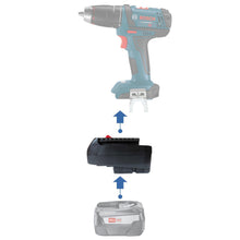 Charger l'image dans la galerie, Adaptateur de batterie Bosch (Vert) 18V vers Bosch (Bleu) 18V
