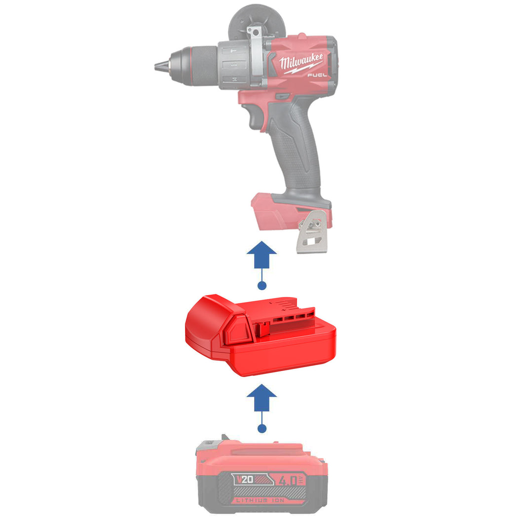 Adaptateur de batterie Craftsman 20V vers Milwaukee 18V