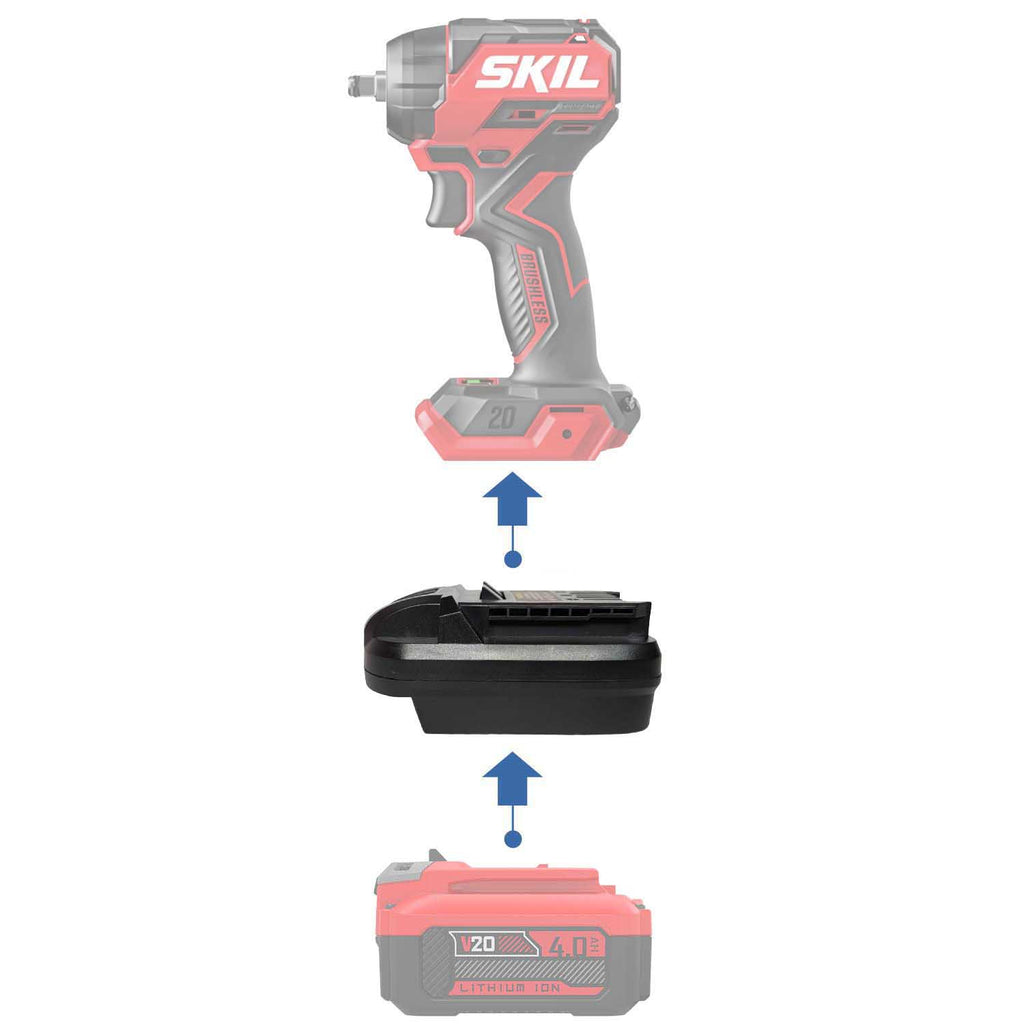Craftsman 20V vers SKIL 20V PWR CORE Adaptateur de batterie