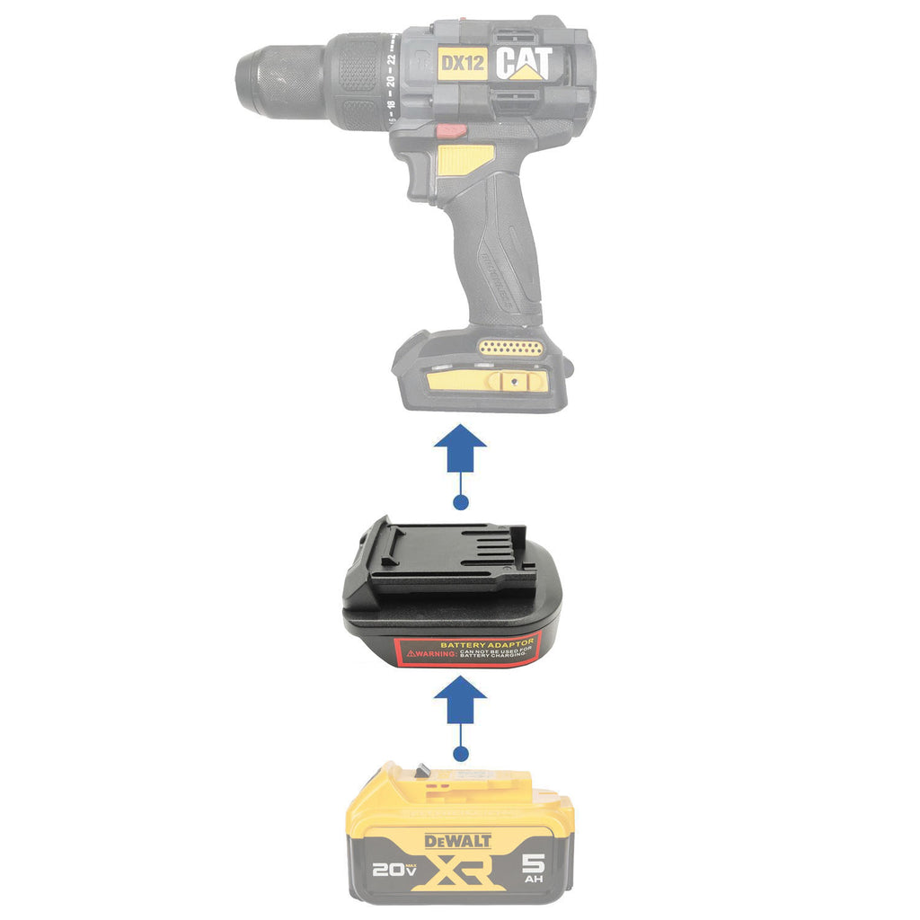 DeWalt 20V MAX vers CAT 18V Adaptateur de batterie