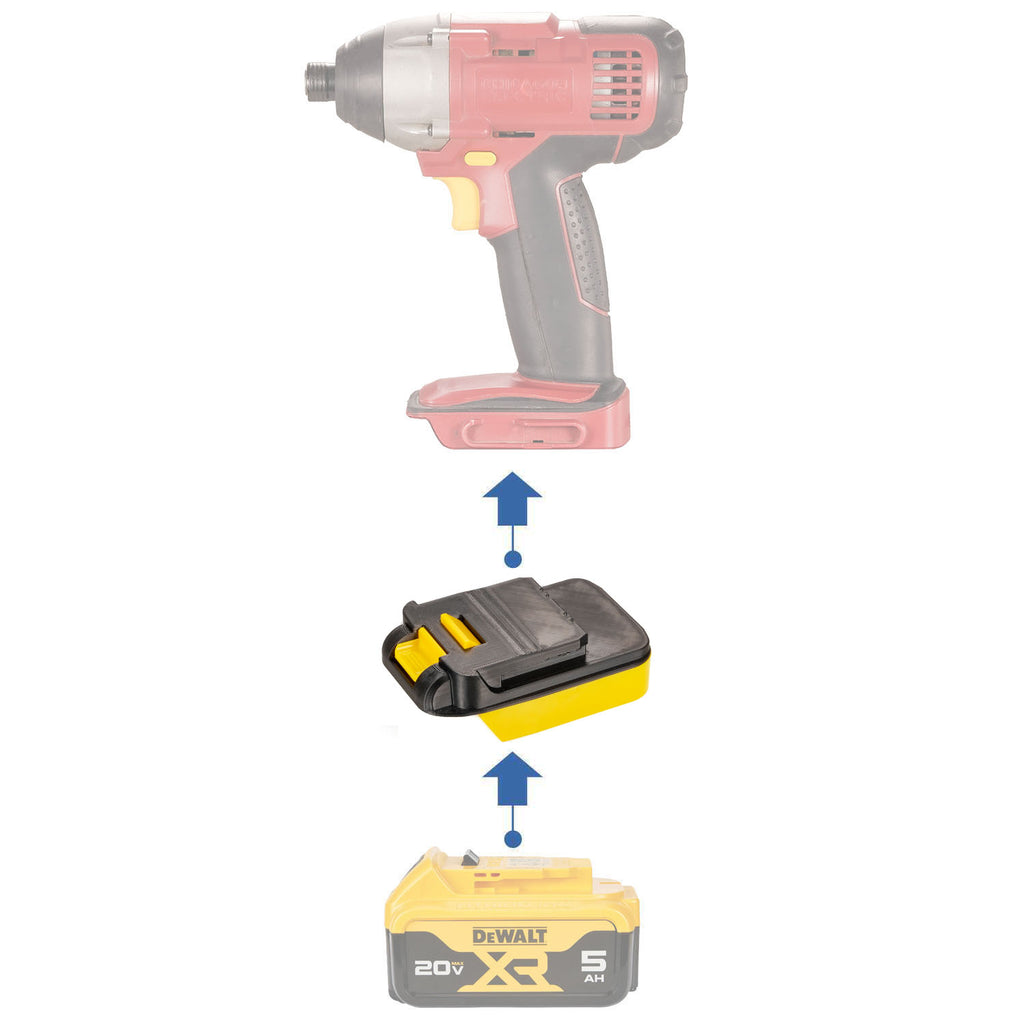 DeWalt 20V vers Chicago Electric 18V Adaptateur de batterie