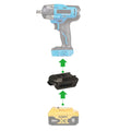 DeWalt 20V MAX vers Mastercraft 20V (PWRPOD / Bleu) Adaptateur de batterie