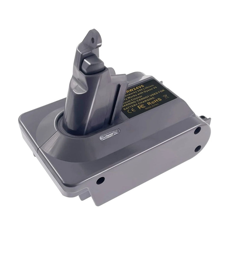 Greenworks 24V vers Dyson V6 Adaptateur de batterie