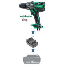 Charger l&#39;image dans la galerie, Makita 18V à Metabo 18V HPT Adaptateur de Batterie
