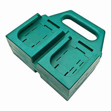 Charger l'image dans la galerie, Support et porte-batteries à 4 emplacements pour batteries Makita 18V LXT
