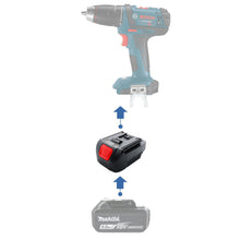 Charger l&#39;image dans la galerie, Adaptateur de batterie Makita 18V vers Bosch (Bleu) 18V
