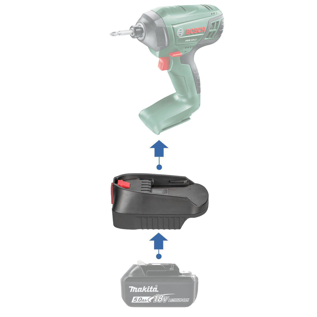 Adaptateur de batterie Makita 18V vers Bosch (vert) 18V