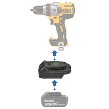 Charger l&#39;image dans la galerie, Adaptateur de batterie Makita 18V vers DeWalt 20V (Lithium)
