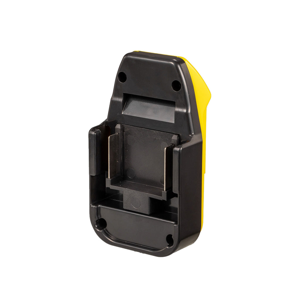 Makita 18V LXT to Hercules 20V battery adapter - battery-side connection, twin spring contacts beside the central block