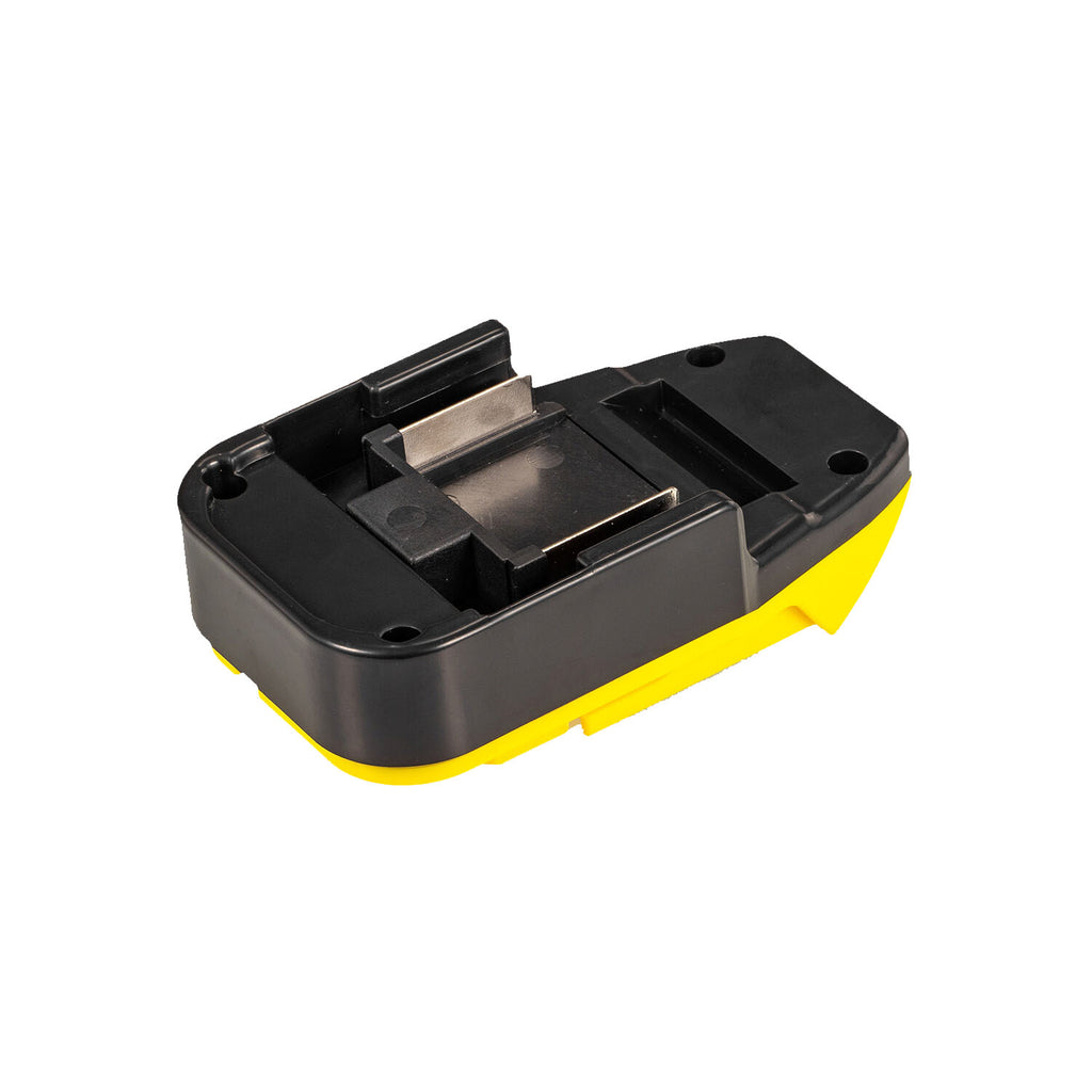 Makita 18V LXT to Hercules 20V battery adapter - battery-side connection, twin spring contacts beside the central block