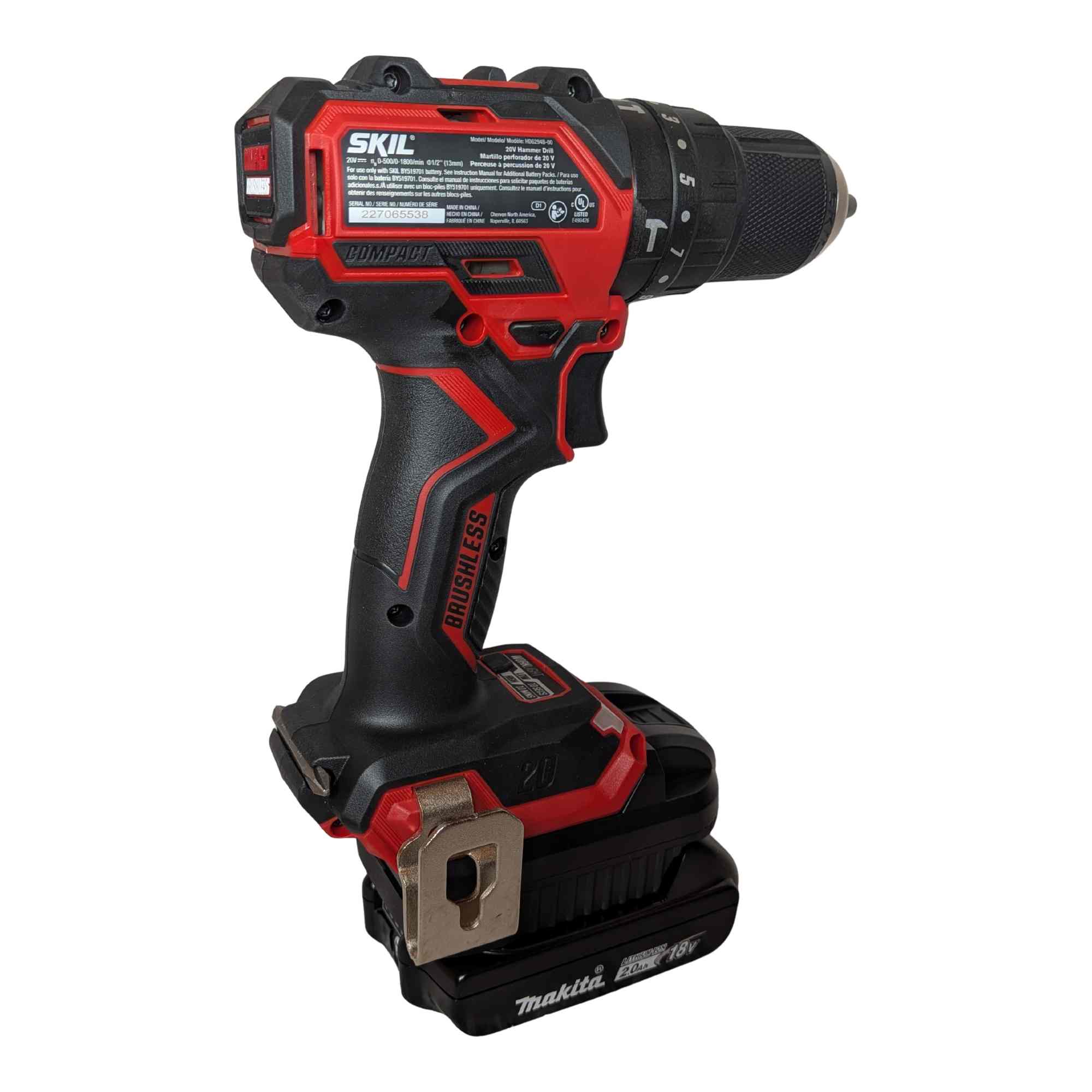 Makita 18V LXT vers SKIL 20V PWR CORE Adaptateur de batterie