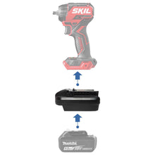 Charger l'image dans la galerie, Adaptateur de batterie Makita 18V vers SKIL 20V
