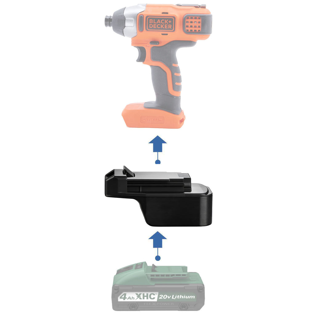 Masterforce 20V to Black and Decker 20V Battery Adapter