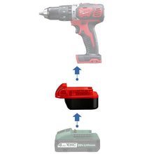 Load image into Gallery viewer, Masterforce 20V to Milwaukee 18V Battery Adapter
