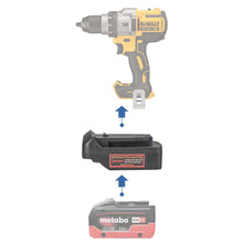 Charger l&#39;image dans la galerie, Adaptateur de batterie Metabo 18V CAS vers DeWalt 20V
