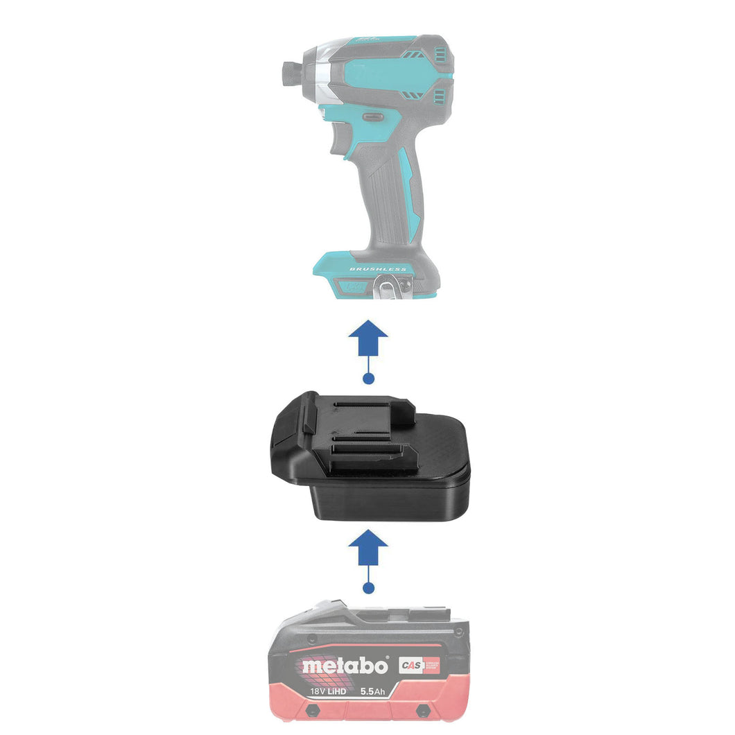 Adaptateur de batterie Metabo 18V CAS vers Makita 18V