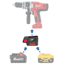 Charger l&#39;image dans la galerie, Milwaukee 18V (M18) à Milwaukee V18 Adaptateur de Batterie
