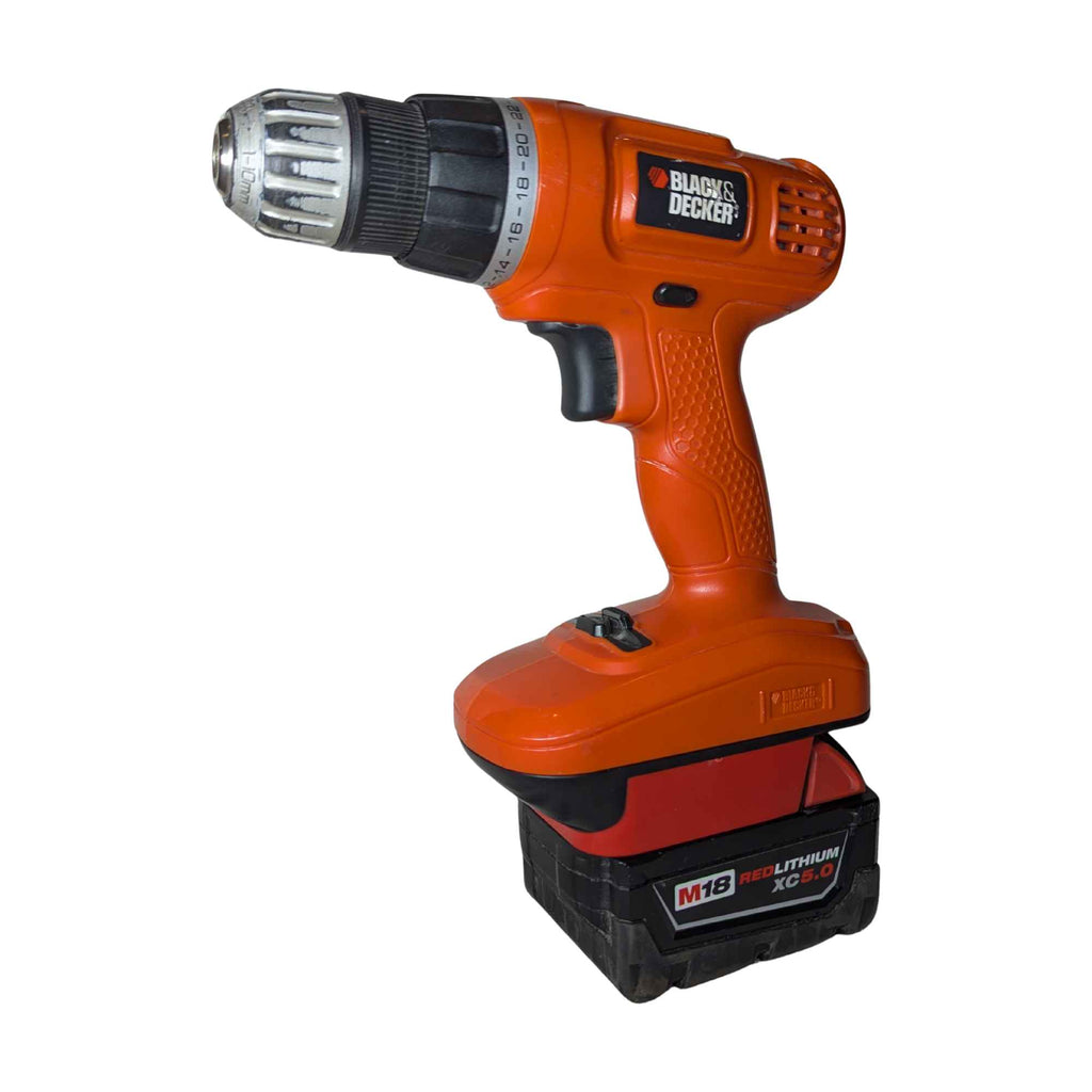 Milwaukee M18 vers Black and Decker 18V Ni-Cd Adaptateur de batterie