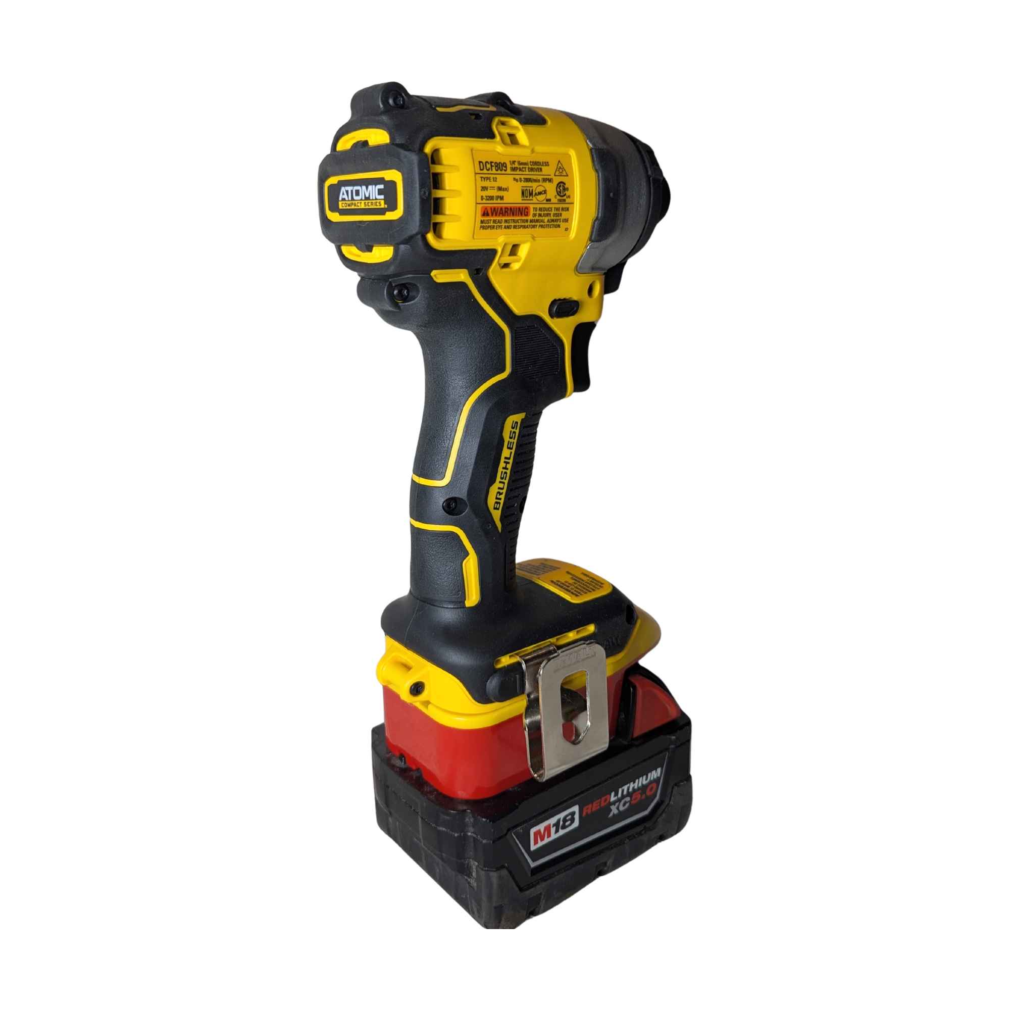 Milwaukee M18 vers DeWalt 20V MAX Adaptateur de batterie