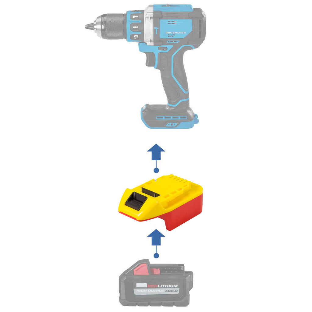 Milwaukee 18V vers Hercules 20V Adaptateur de batterie