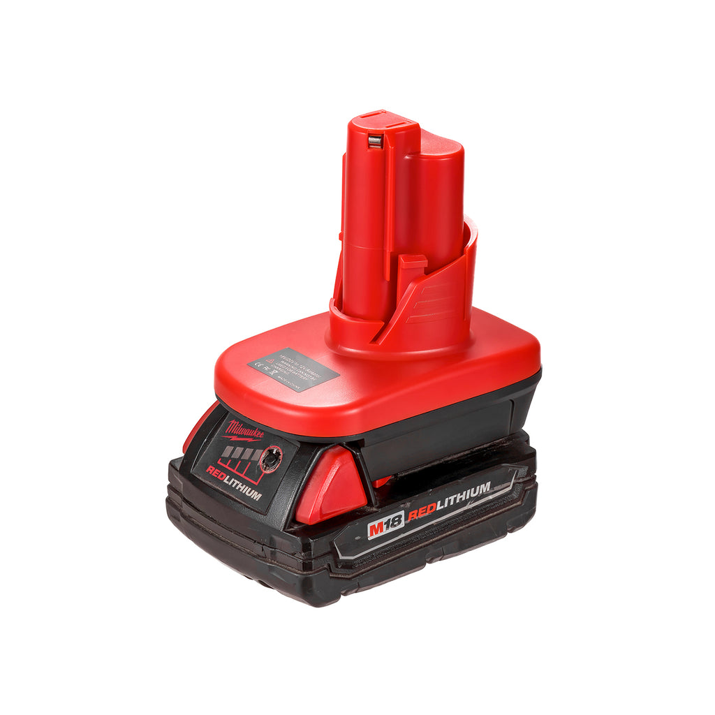 Adaptateur de batterie Milwaukee 18V vers Milwaukee 12V