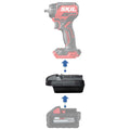 Adaptateur de batterie Milwaukee 18V vers SKIL 20V