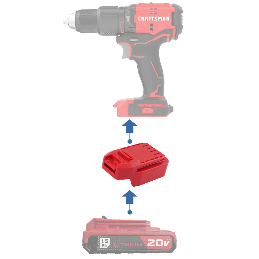 Porter Cable 20V vers Craftsman 20V Adaptateur de batterie