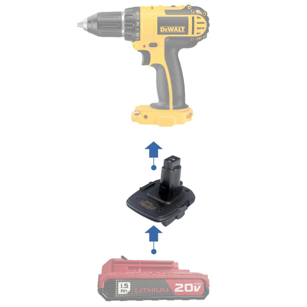 Porter Cable 20V vers DeWalt 18V Adaptateur de batterie