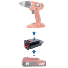 Charger l&#39;image dans la galerie, Adaptateur de batterie Porter Cable 20V vers Black and Decker 18V Ni-Cd
