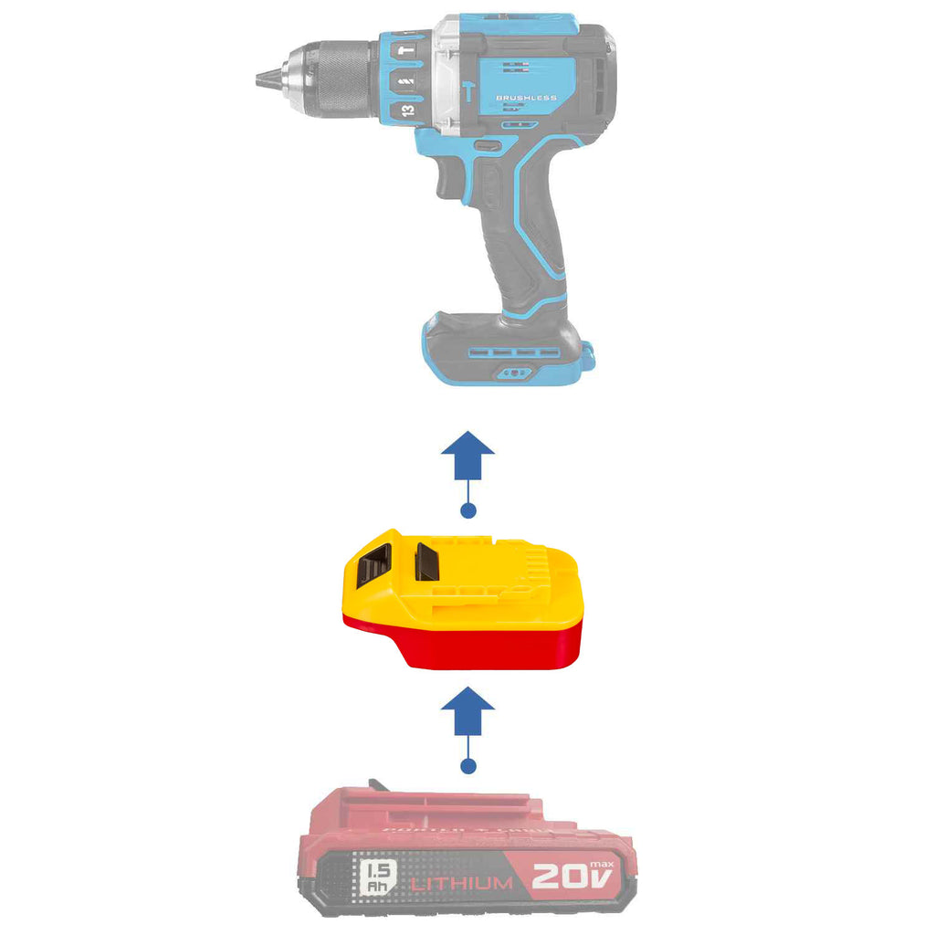 Porter Cable 20V vers Hercules 20V Adaptateur de batterie