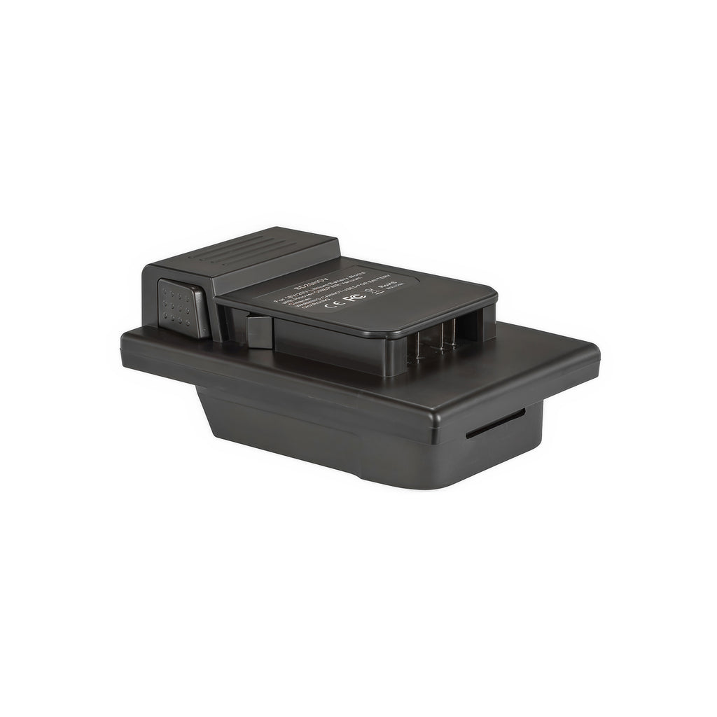 Porter Cable 20V to Hoover 20V ONEPWR battery adapter - Hoover tool-side connection, copper contacts on the raised block