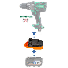 Load image into Gallery viewer, RIDGID 18V to Metabo HPT 18V Battery Adapter
