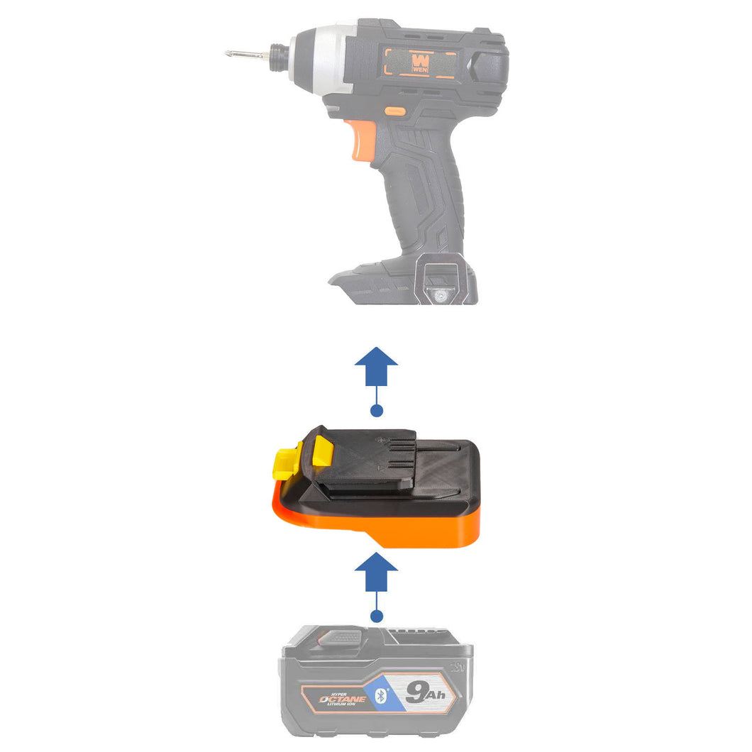 Adaptateur de batterie RIDGID 18V vers WEN 20V